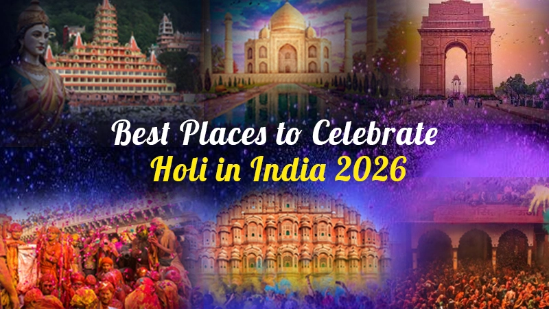 Read more about the article Best Places to Celebrate Holi in India 2026